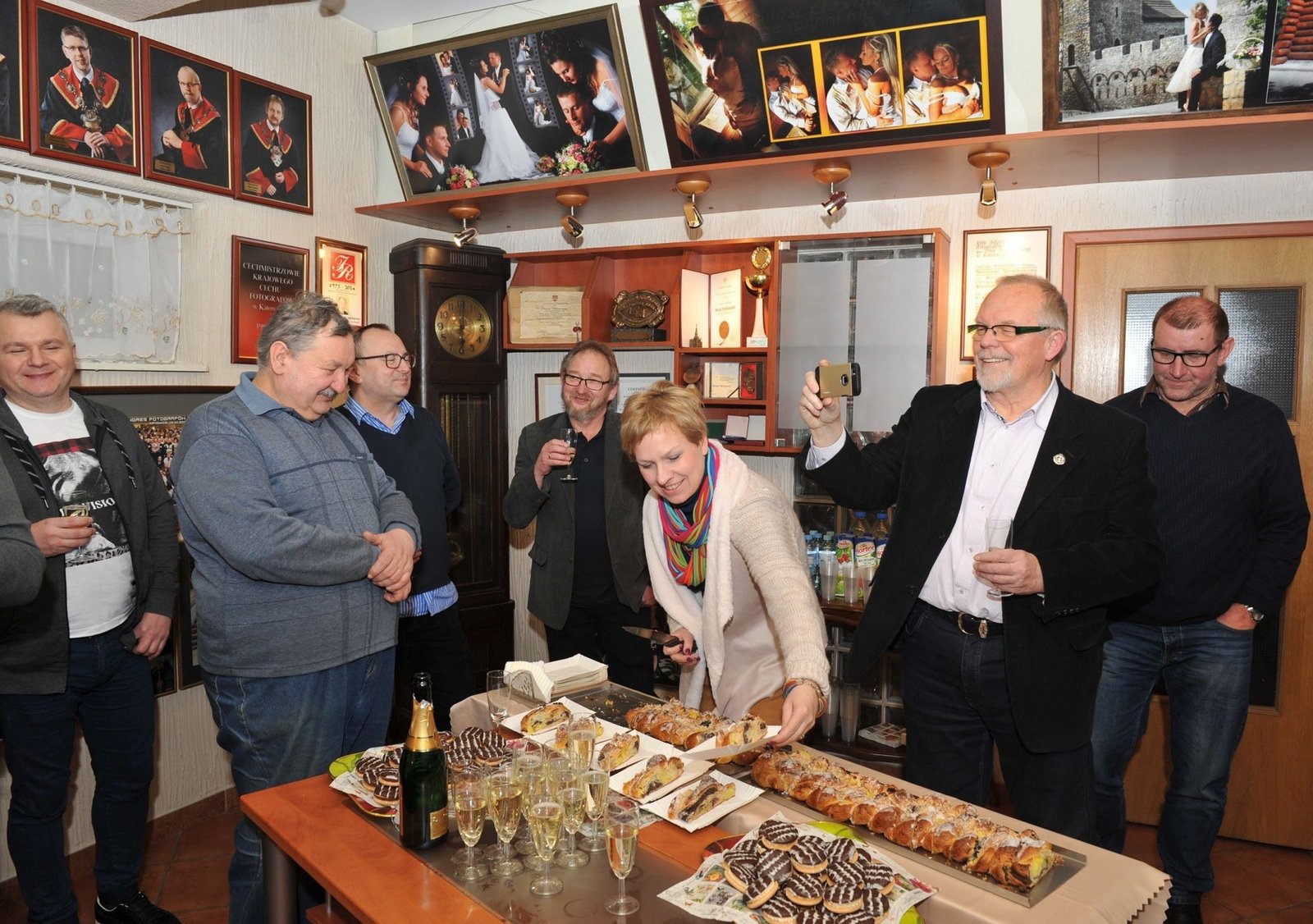 Spotkanie członk&oacute;w KCF w Studio Foto Borkowscy Będzin 22 lutego 2018